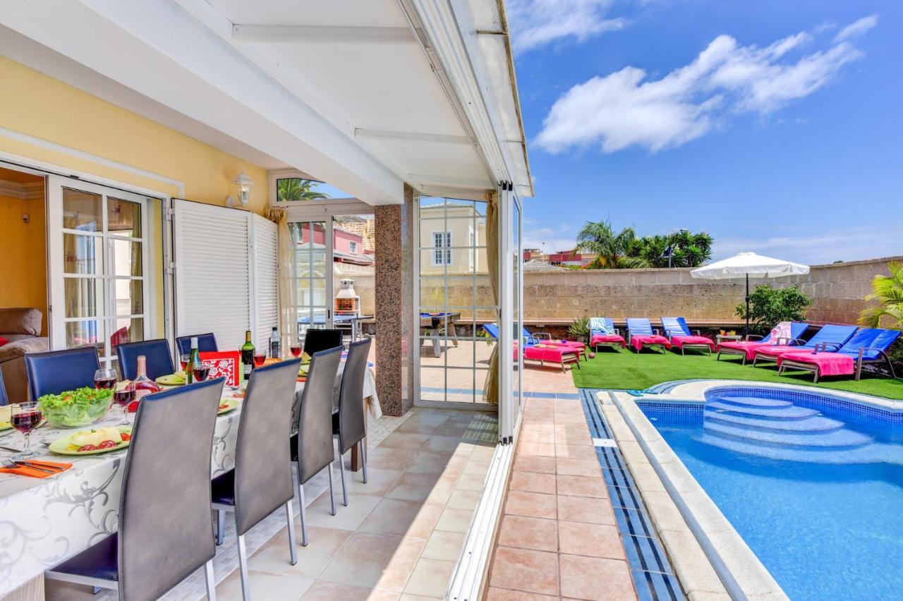 Villa Teide Sol Con Piscina Climatizada, Playa Fanabe, Costa Adeje Kültér fotó